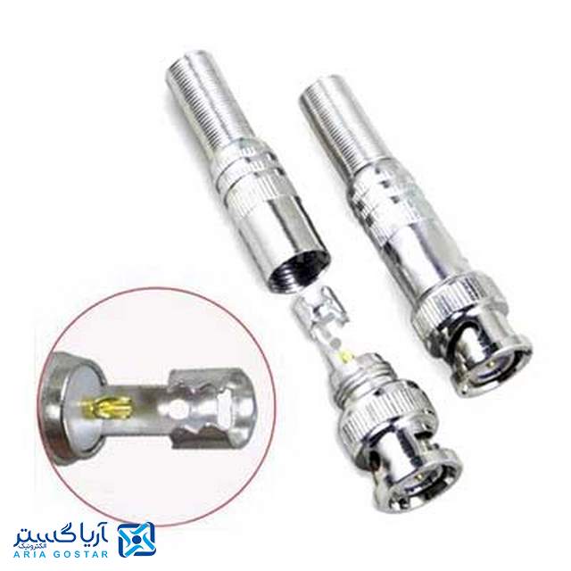 2- فیش BNC لحیمی