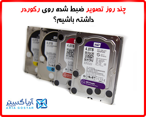 چند روز تصویر ضبط شده روی رکوردر داشته باشیم؟